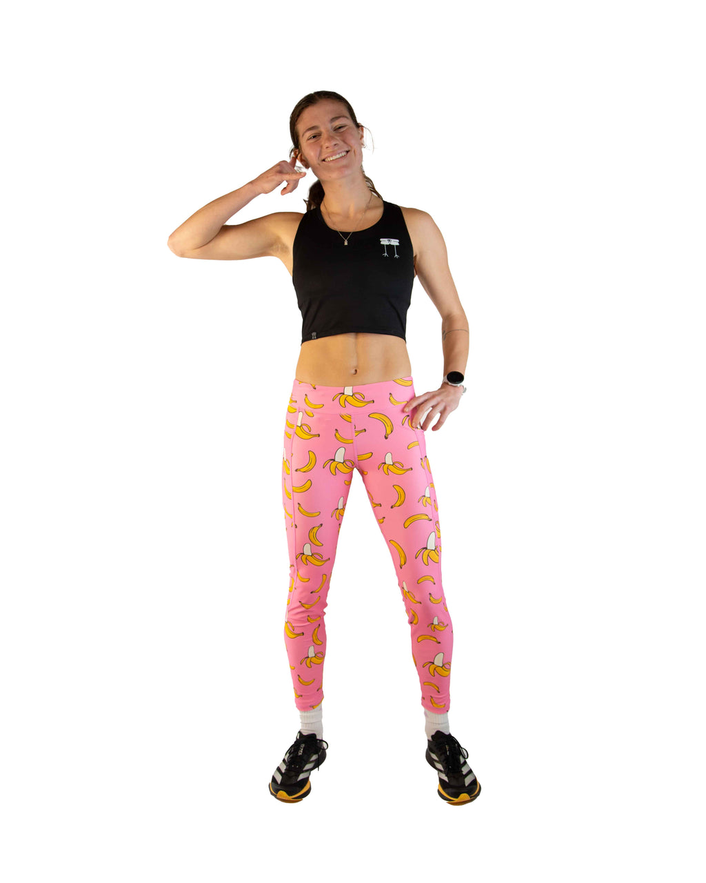 Women's Pink Bananas Leggings