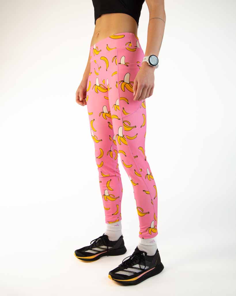 Women's Pink Bananas Leggings
