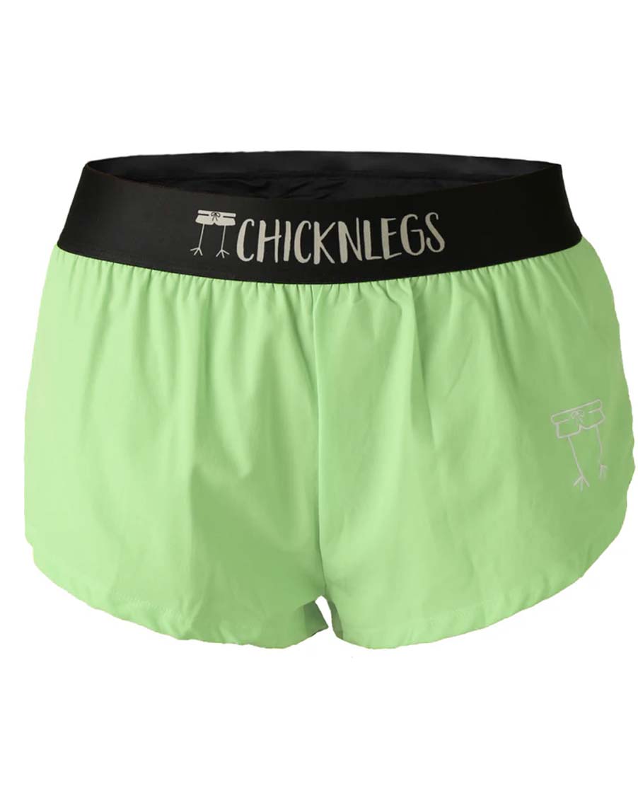 Women's Pickle Juice Green 1.5" Split Shorts