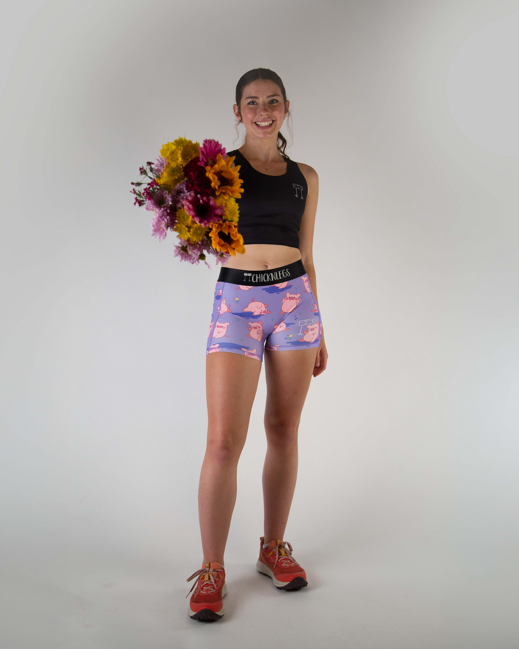 Women's Piggies 3" Compression Shorts