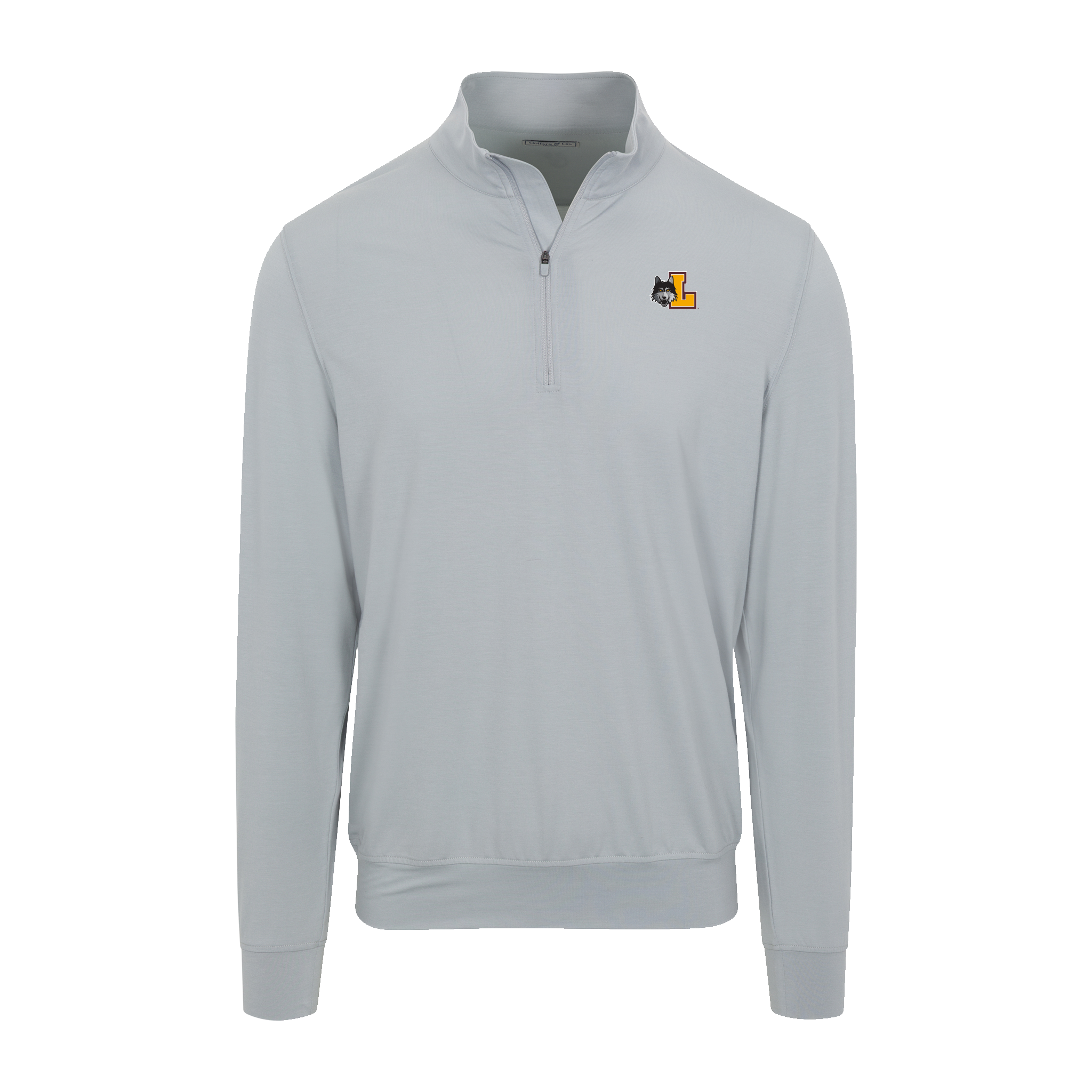 Loyola Chicago Velocity Performance Quarter Zip Light Grey